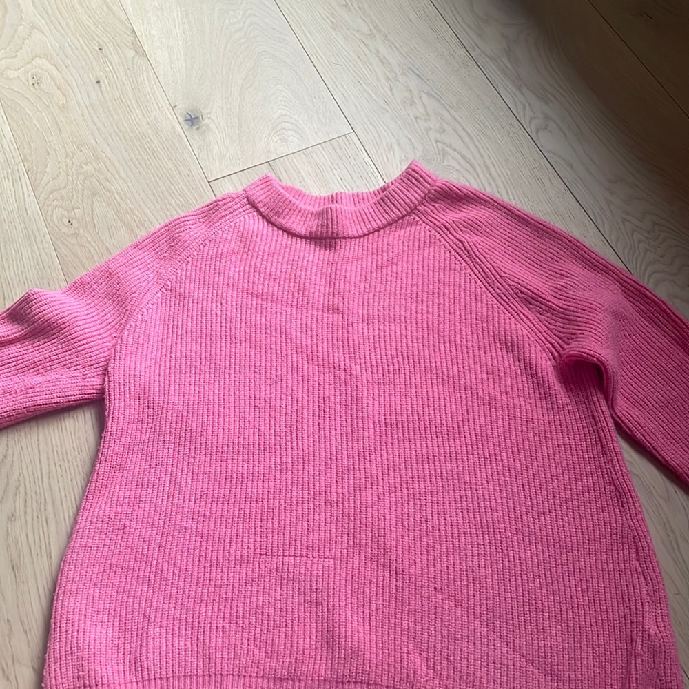Pink sweater